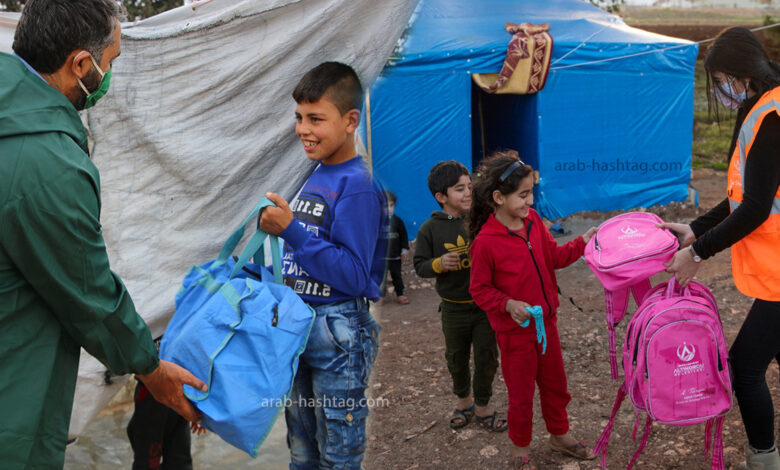 الإغاثة التركية تعلن تقديم مساعدات للسوريين